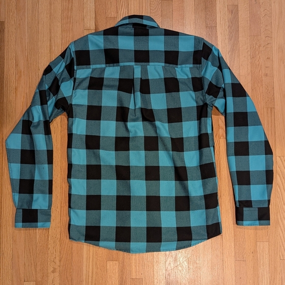 Dixxon flannel "Back II The Basics" button down shirt mens size small NWOT - Picture 5 of 5